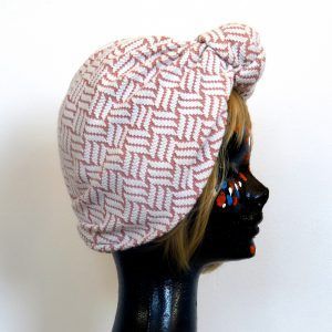 Bonnet post-chimio avec frange facultative "les franjynes"