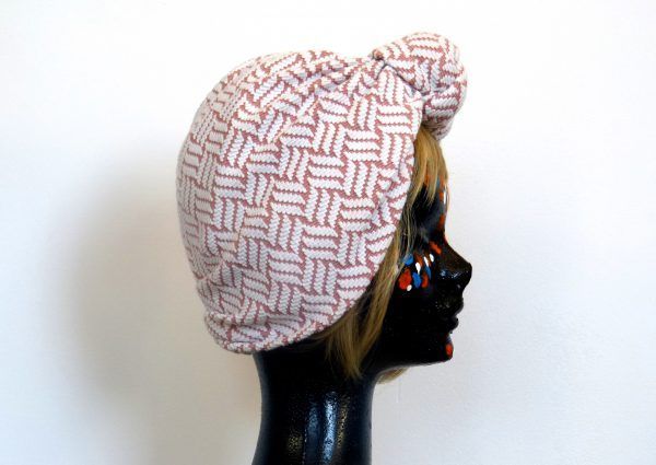 Bonnet post-chimio avec frange facultative "les franjynes"